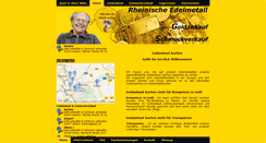 Desktop Screenshot of goldankauf-aachen.de